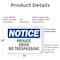Signmission Private Driveway No Trespassing OSHA Notice Sign, Plastic, 14in W x 10in L, 2PK OS-2PACK-NS-P-1014-L-17811 - alternate 3